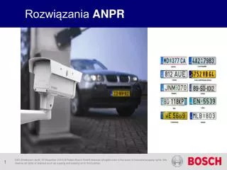 Rozwiązania ANPR