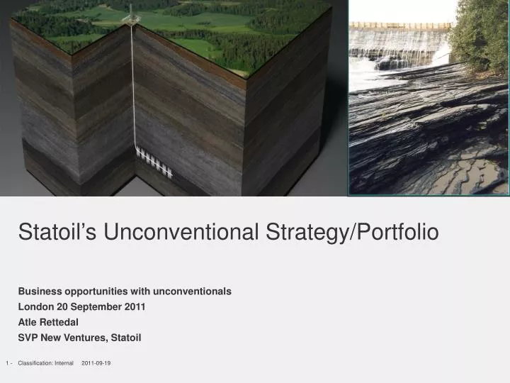statoil s unconventional strategy portfolio