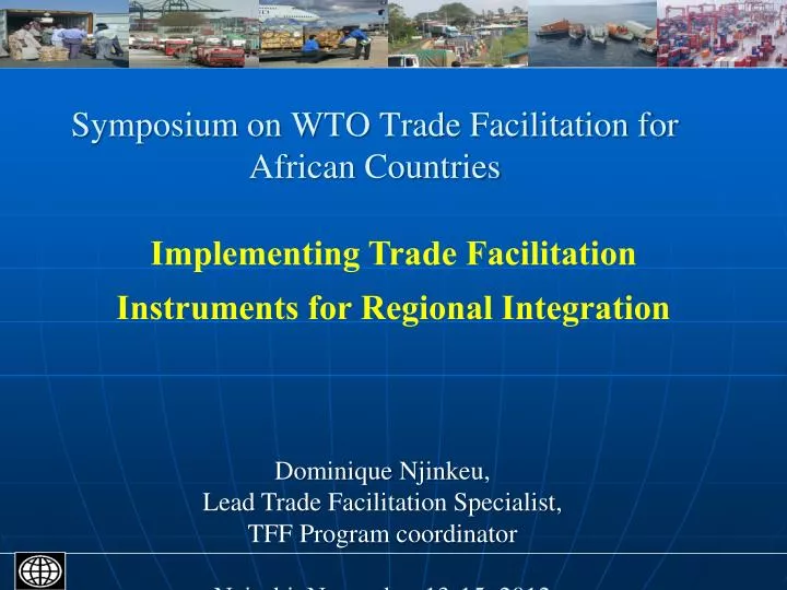 symposium on wto trade facilitation for african countries