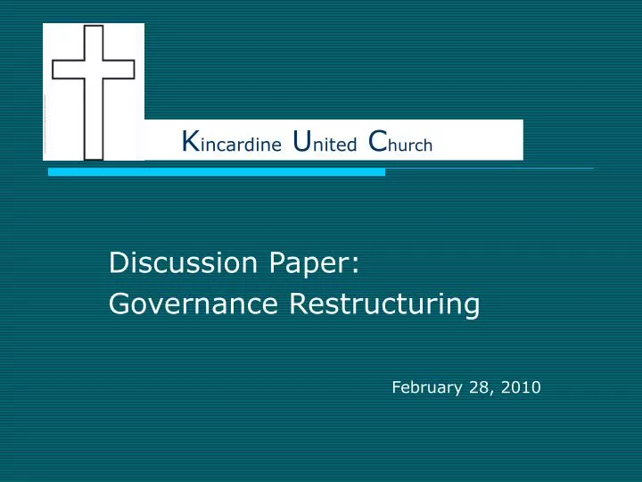 discussion paper governance restructuring