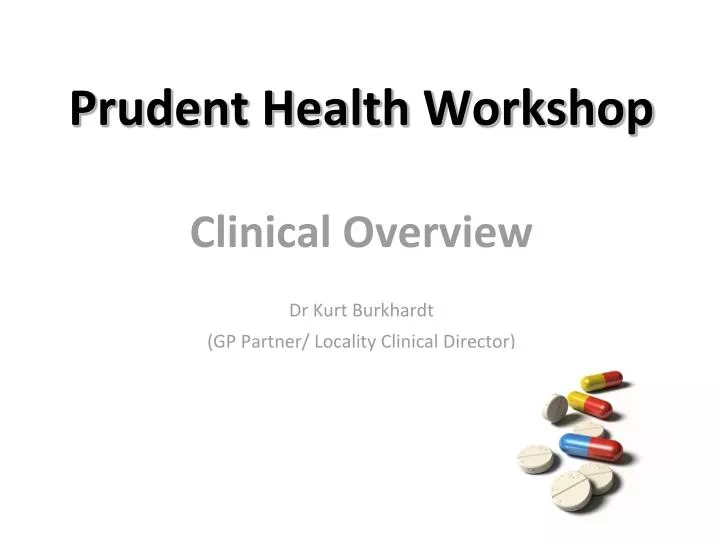 prudent health workshop