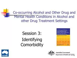 Session 3: Identifying Comorbidity