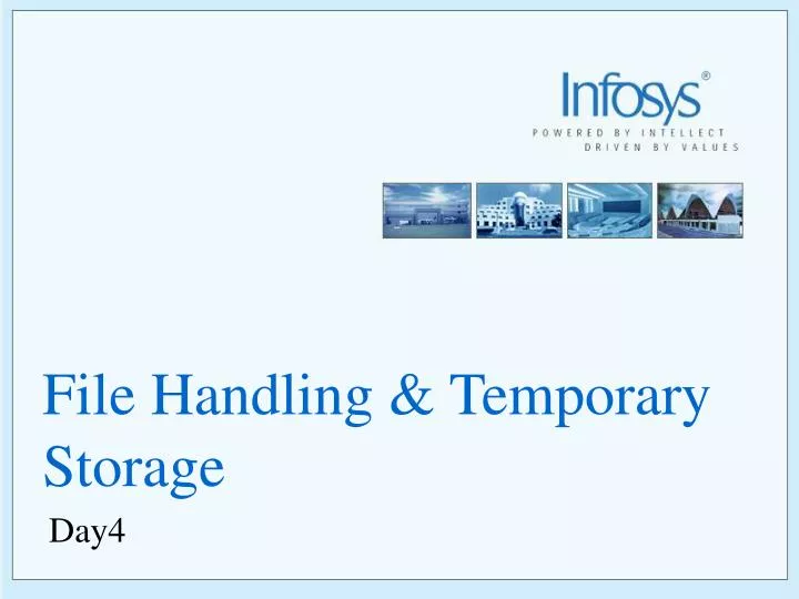 file handling temporary storage