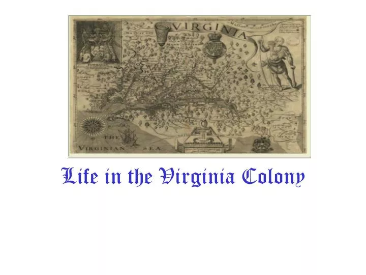 life in the virginia colony
