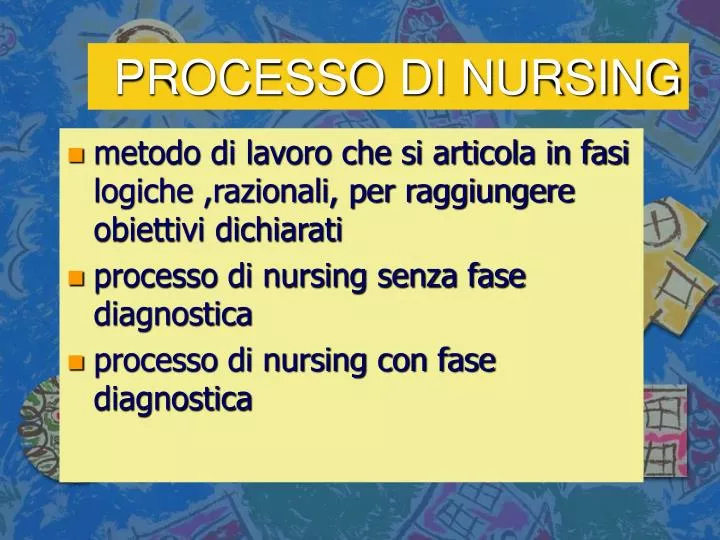 processo di nursing