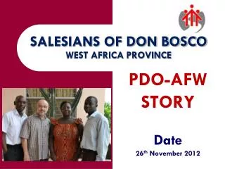 SALESIANS OF DON BOSCO WEST AFRICA PROVINCE