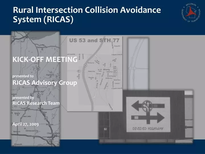 rural intersection collision avoidance system ricas