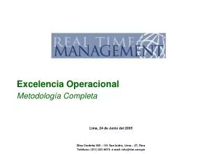 excelencia operacional metodolog a completa