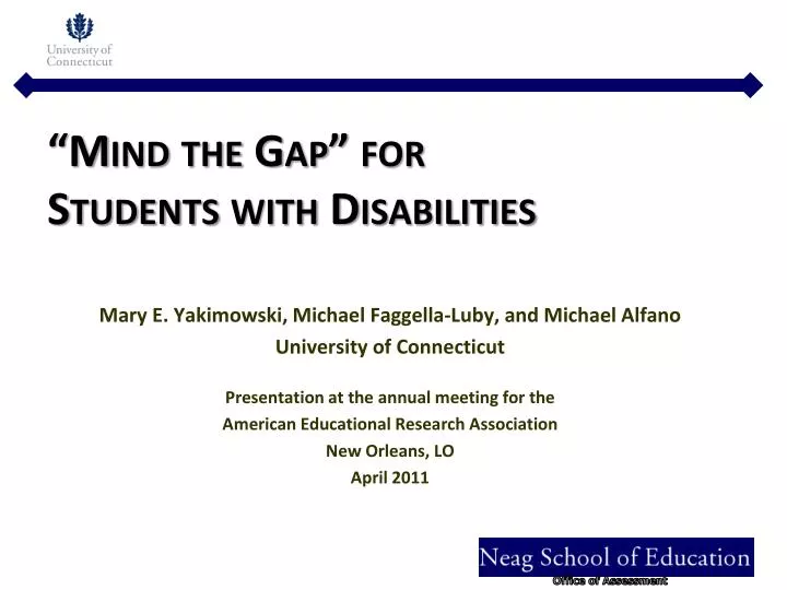 mind the gap for students with disabilities