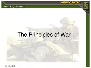 The Principles of War