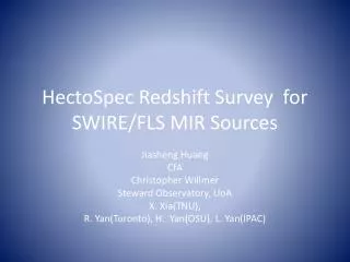 HectoSpec Redshift Survey for SWIRE/FLS MIR Sources