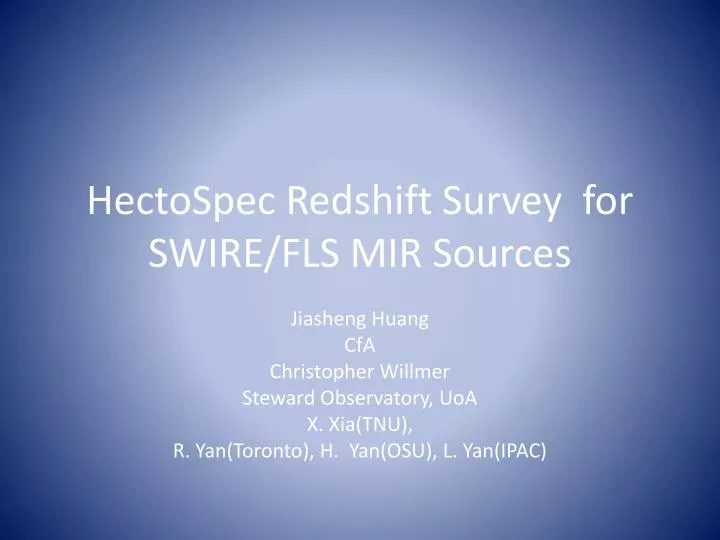 hectospec redshift survey for swire fls mir sources