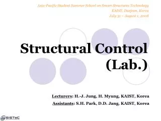 Structural Control (Lab.)