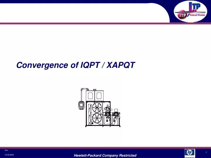 convergence of iqpt xapqt