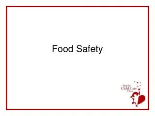 Food Safety