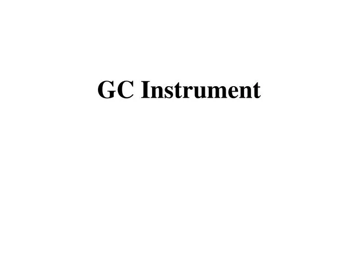 gc instrument