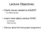 Understanding HVAC Systems: Economic Tools, Heat Recovery, and Project Integration - slide 1