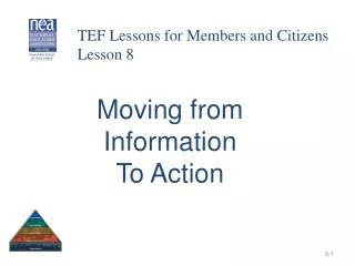 Moving from Information To Action