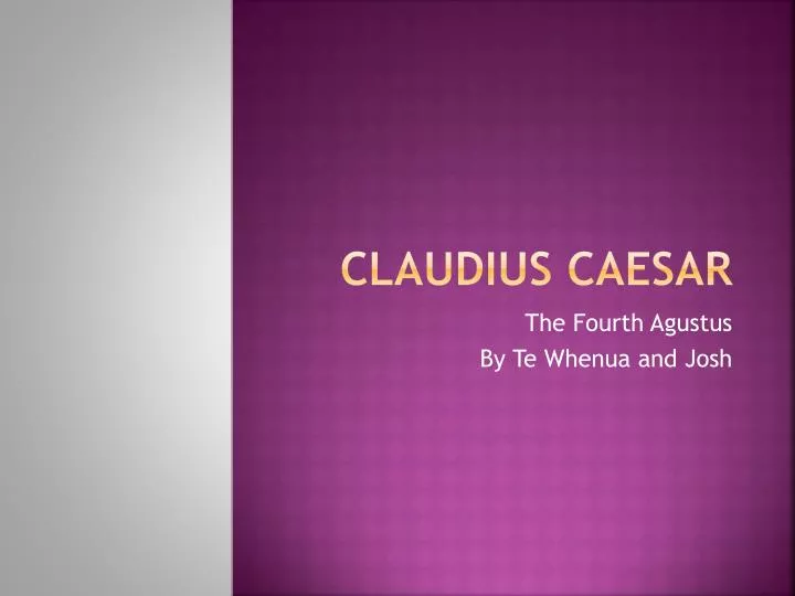 claudius caesar