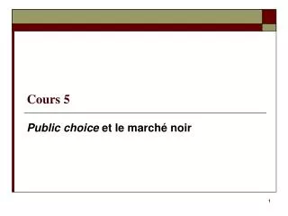 cours 5