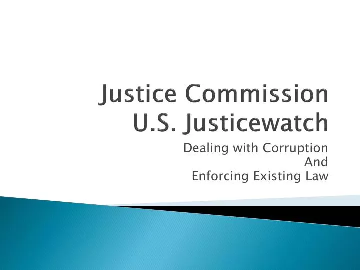 justice commission u s justicewatch