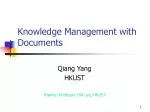 Knowledge Management with Documents