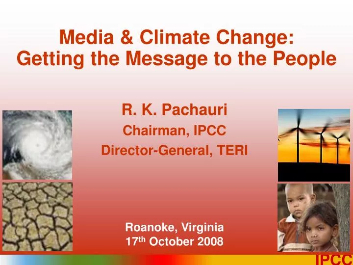 media climate change getting the message to the people