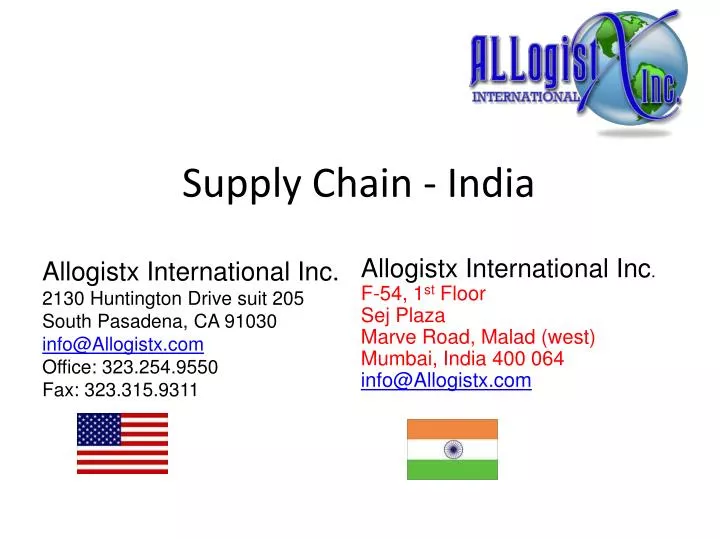 supply chain india
