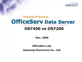 OfficeServ Data Server