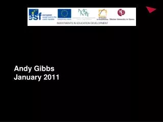 Andy Gibbs January 2011