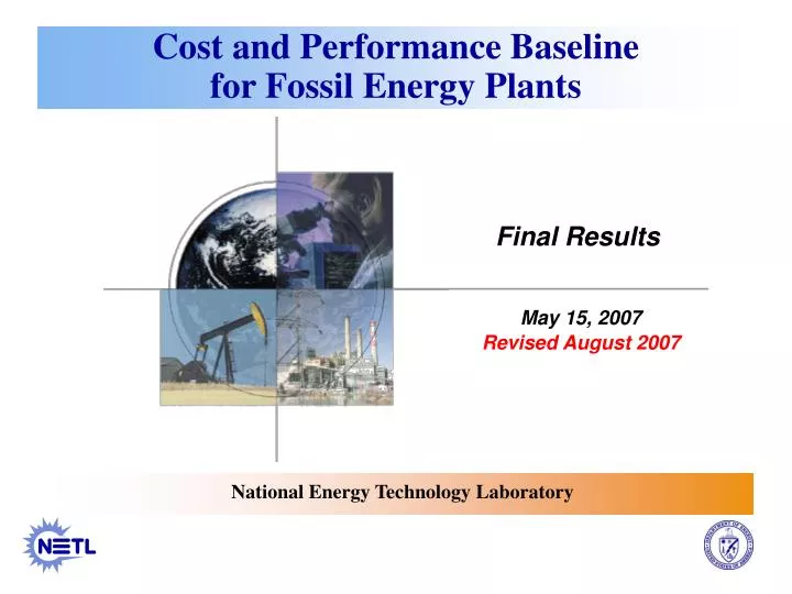 cost and performance baseline for fossil energy plants