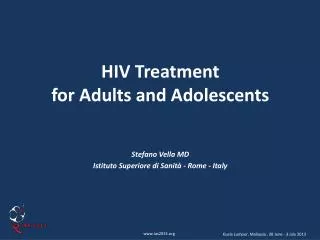 HIV Treatment for Adults and Adolescents