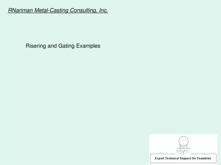 rnariman metal casting consulting inc