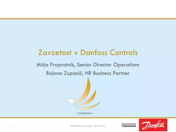 zavzetost v danfoss controls