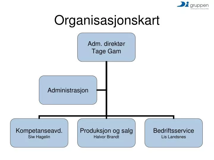 organisasjonskart