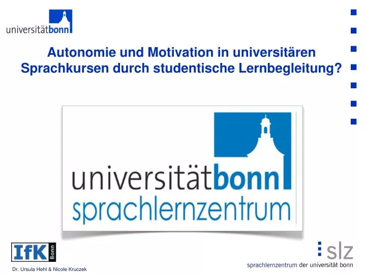 autonomie und motivation in universit ren sprachkursen durch studentische lernbegleitung