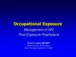 Occupational Exposure - slide 1