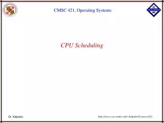 CPU Scheduling