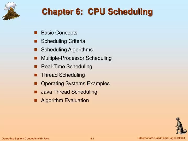 chapter 6 cpu scheduling