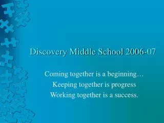 Discovery Middle School 2006-07