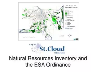 Natural Resources Inventory and the ESA Ordinance