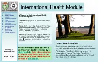 International Health Module