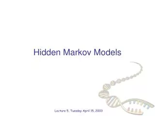 hidden markov models