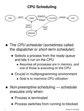 CPU Scheduling