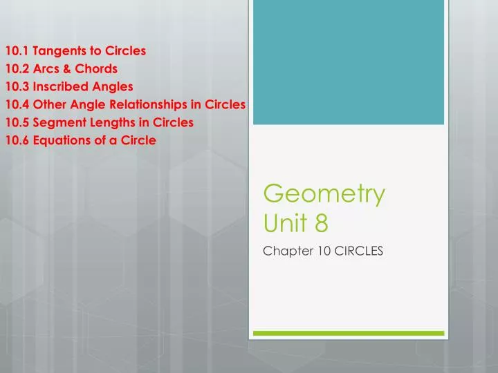 geometry unit 8