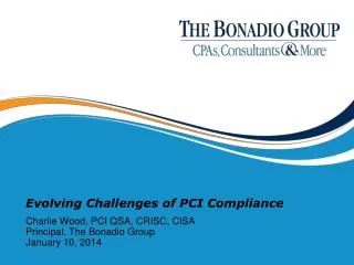 Evolving Challenges of PCI Compliance