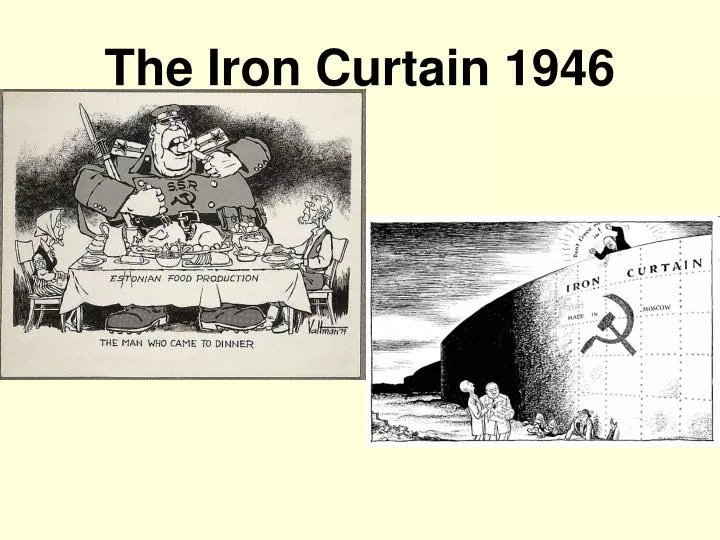 the iron curtain 1946