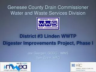 Genesee County Drain Commissioner Water and Waste Services Division