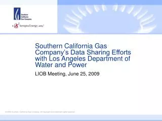 LIOB Meeting, June 25, 2009