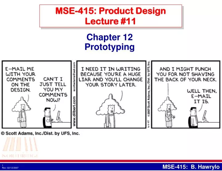 mse 415 product design lecture 11